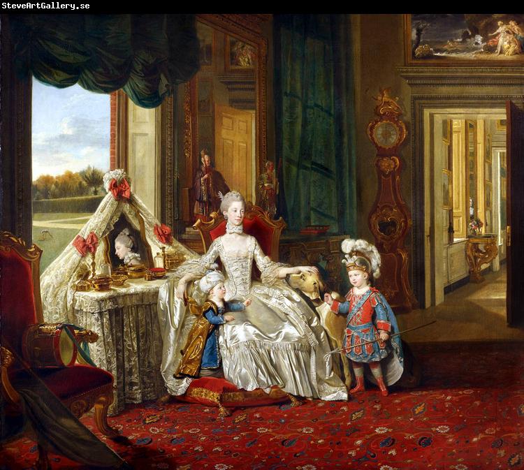 Johann Zoffany Queen Charlotte at her Dressing Table (mk25)